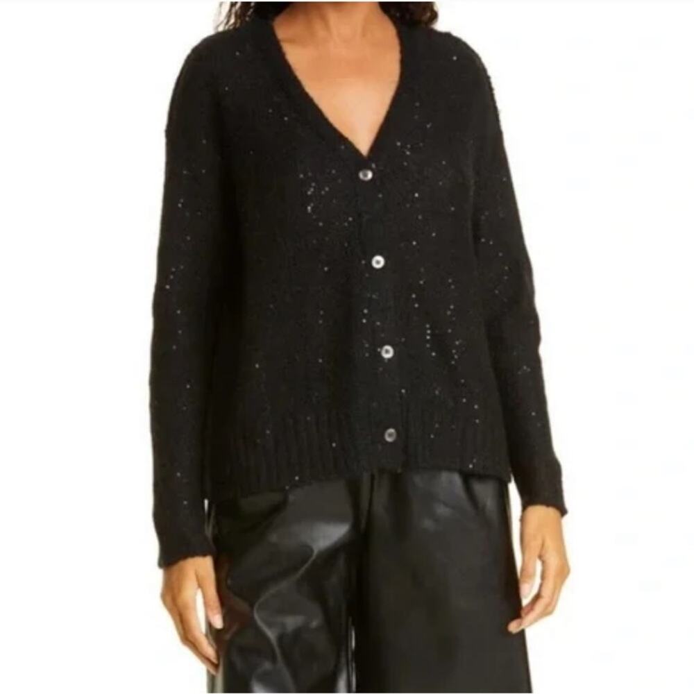 ATM Anthony Thomas Melillo Sequined Cardigan
